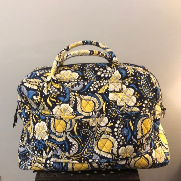 Vera Bradley Bags Vera Bradley Duffle Bag Ellie Blue Elephant Large